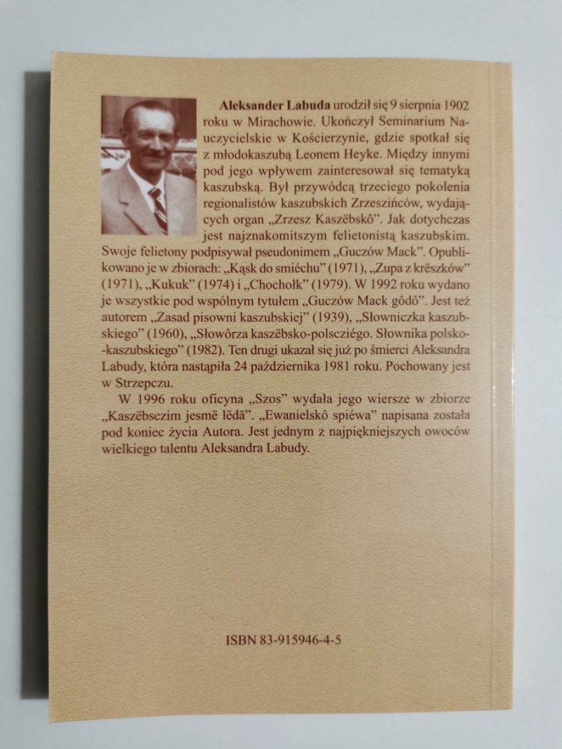EWANIELSKÓ SPIEWA - Aleksander Labuda 2002