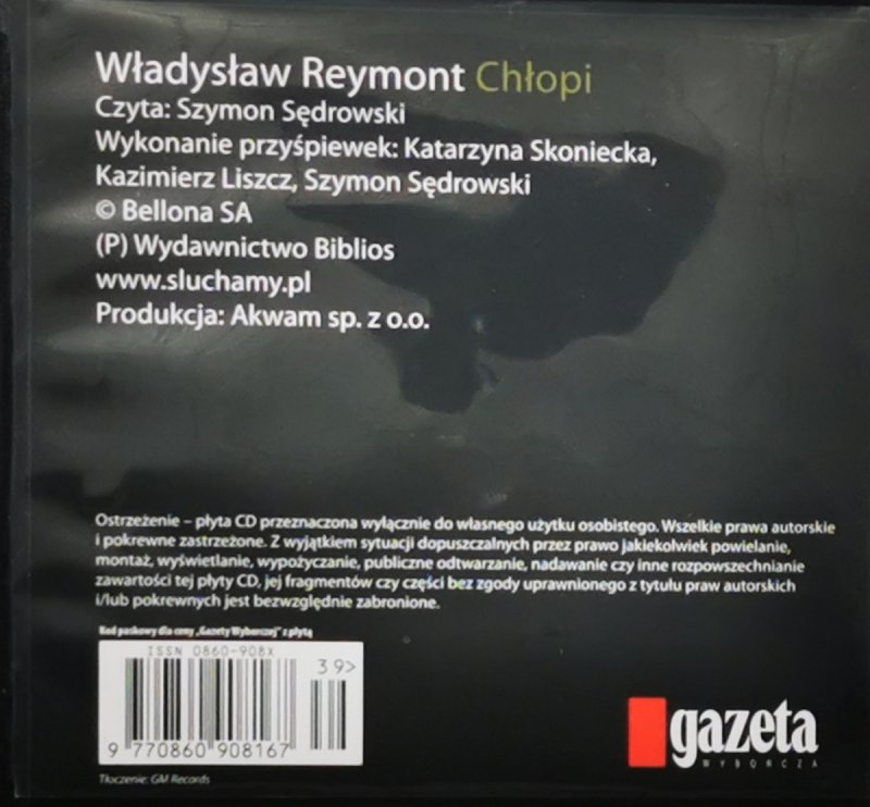 MP3. WŁADYSŁAW REYMONT – CHŁOPI