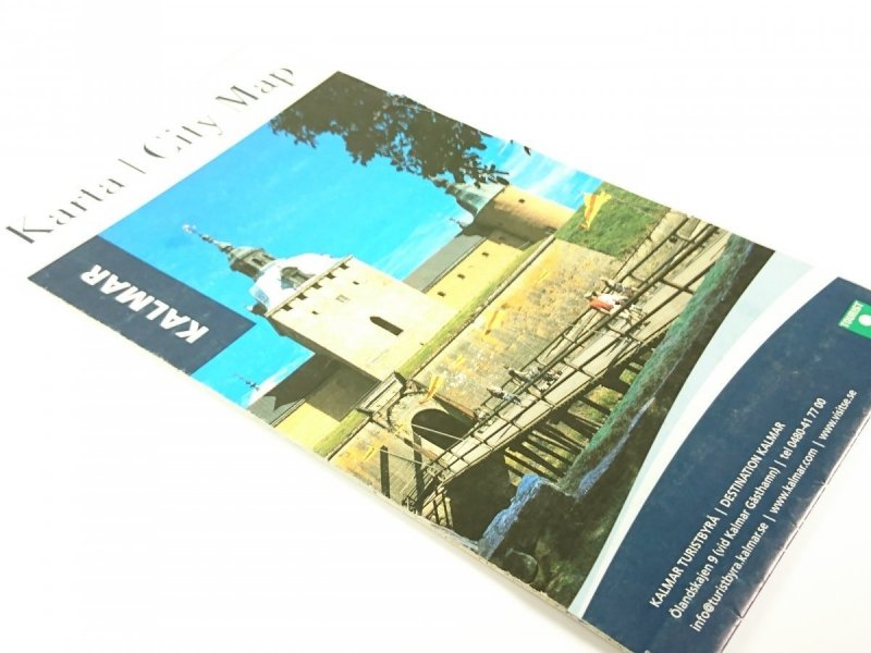 KALMAR. CITY MAP. MAPA Z REKLAMAMI