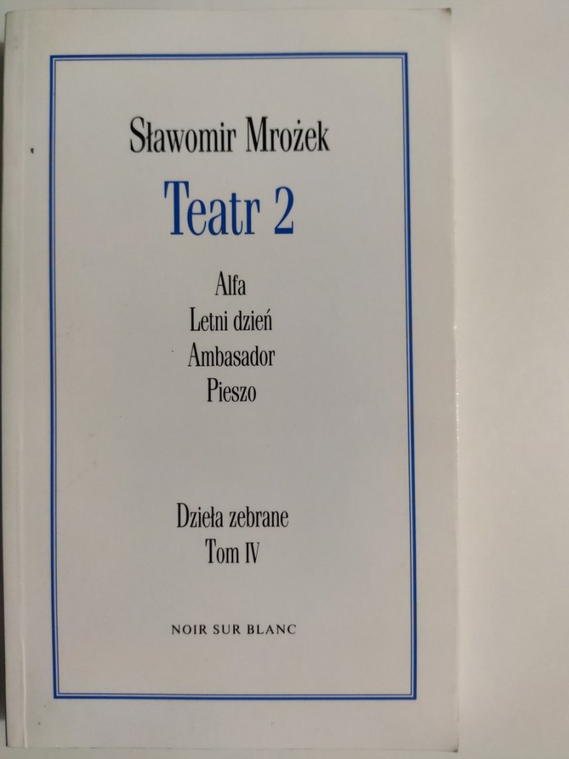 TEATR 2 - Sławomir Mrożek