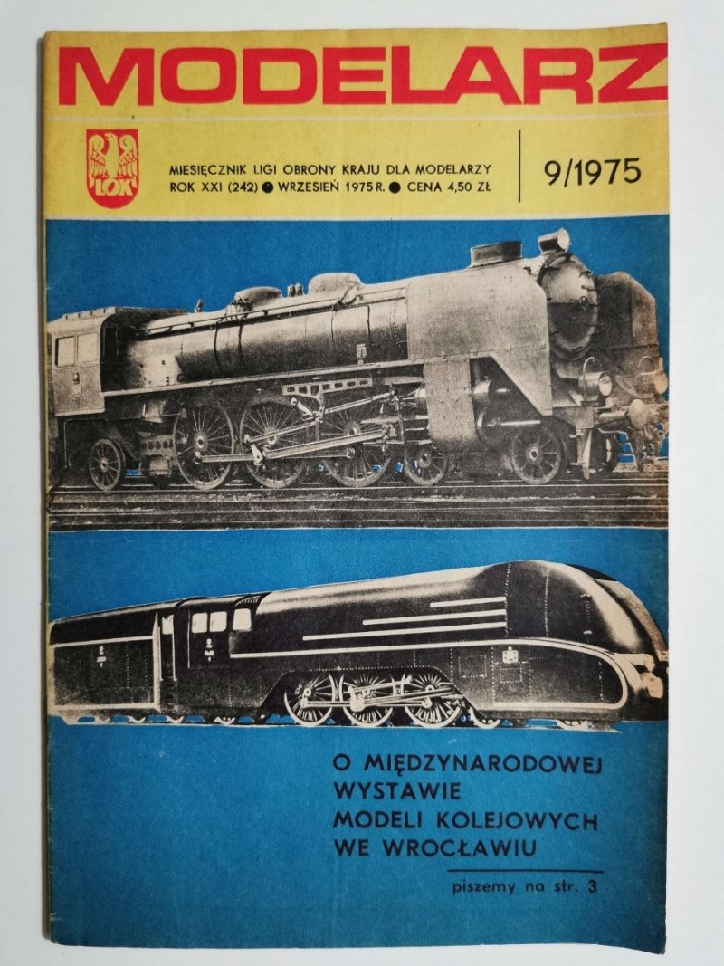 MODELARZ NR 9/1975 ROK XXI (242) WRZESIEŃ 1975 R.