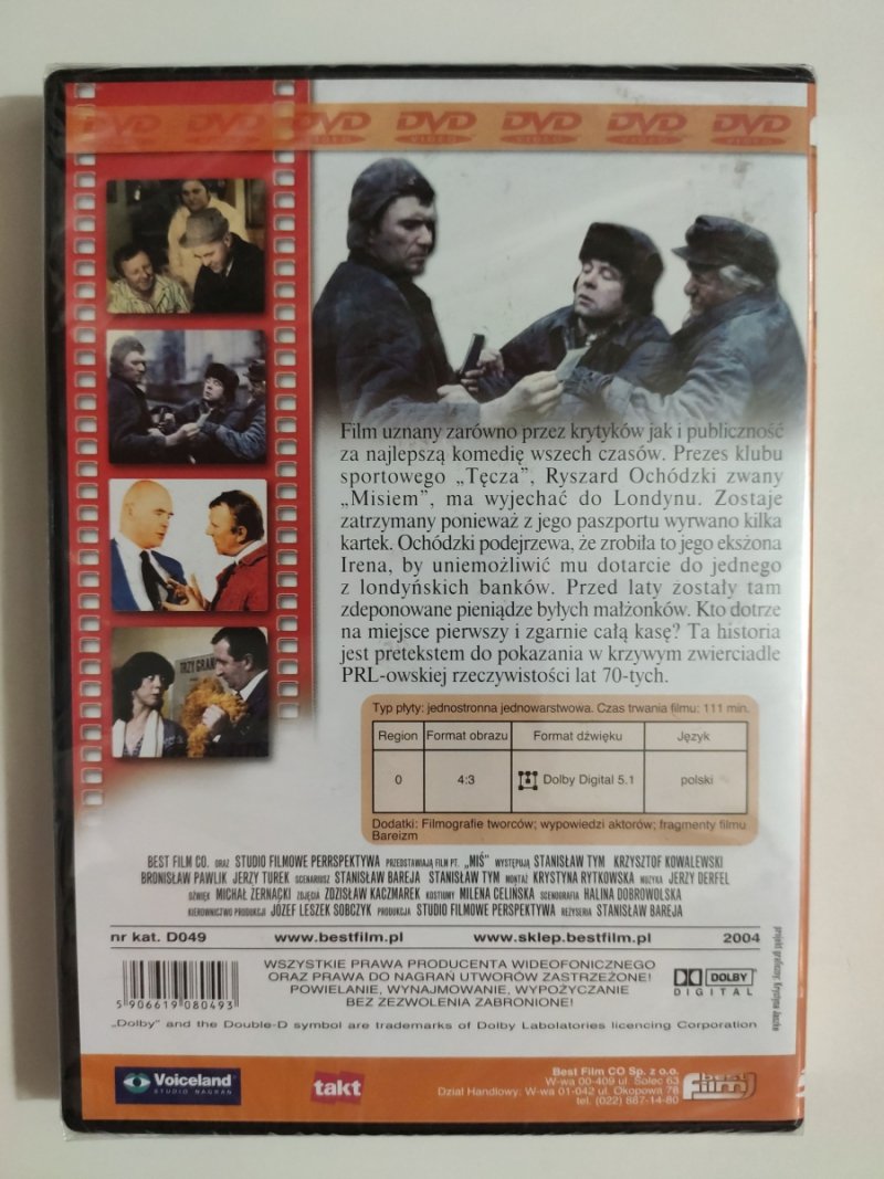 DVD. MIŚ. Krzysztof Kowalewski