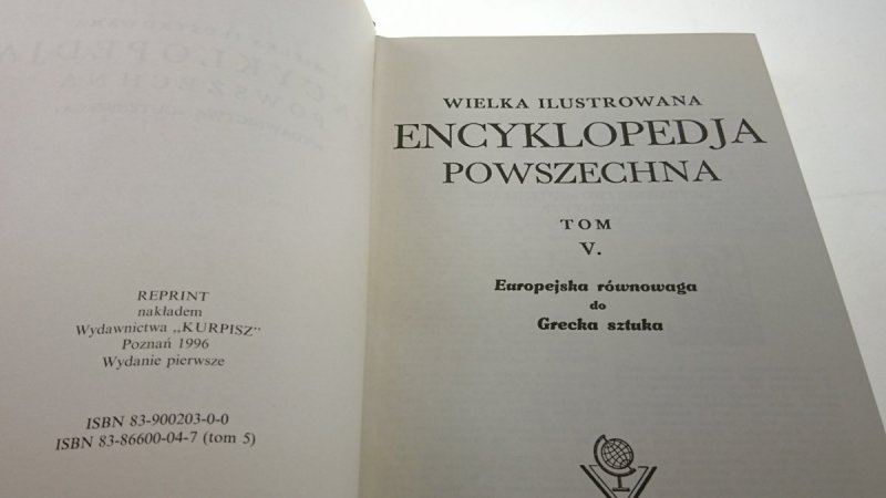 ENCYKLOPEDJA POWSZECHNA TOM V EUROPEJSKA RÓWNOWAGA