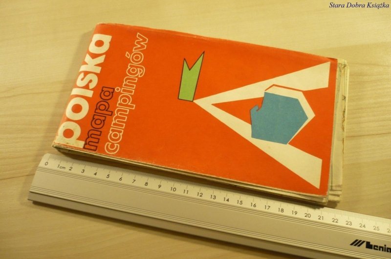 POLSKA MAPA CAMPINGÓW (1980)