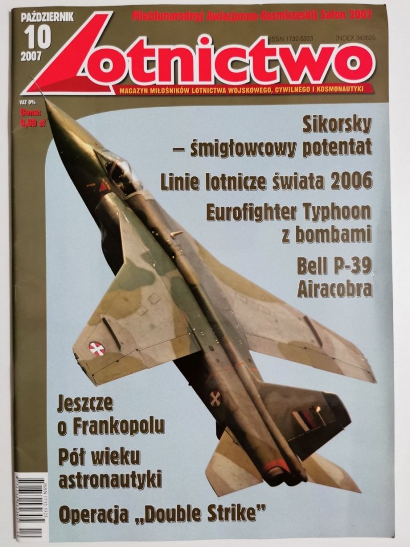 LOTNICTWO PAŹDZIERNIK 10 2007 MIEŻDUNGARODNYJ AWIACJONNO-KOSMICZESKIJ SAŁON 2007
