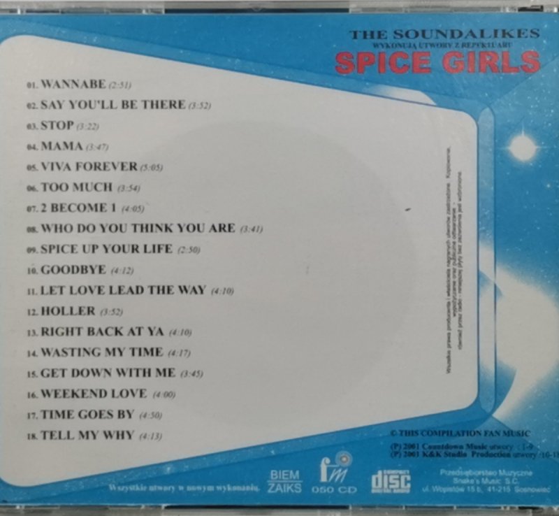 THE SOUNDALIKES SPICE GIRLS