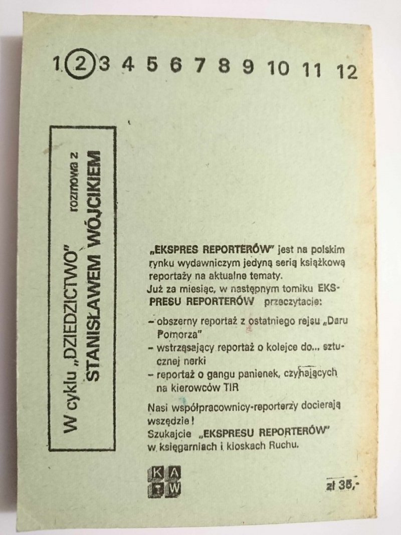 EKSPRES REPORTERÓW: POKUTNIK, NASI NARKOMANI, TRÓJKĄT PRZED SĄDEM 1982