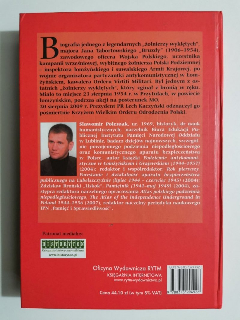 JAN TABORTOWSKI BRUZDA 1906-1954 - Sławomir Poleszak 