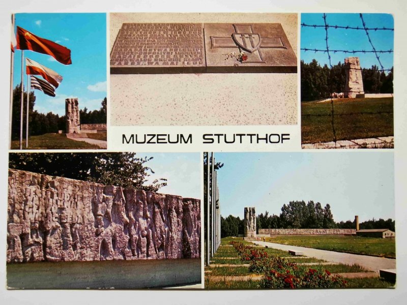 SZTUTOWO. MUZEUM STUTTHOF KOLAŻ 5 ZDJĘĆ