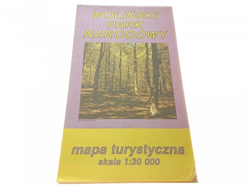 WOLIŃSKI PARK NARODOWY. MAPA TURYSTYCZNA (1987)
