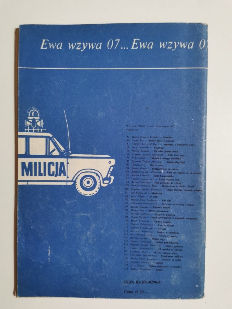 EWA WZYWA 07 NR 124 MILIONERKA - Szymusiak 1983