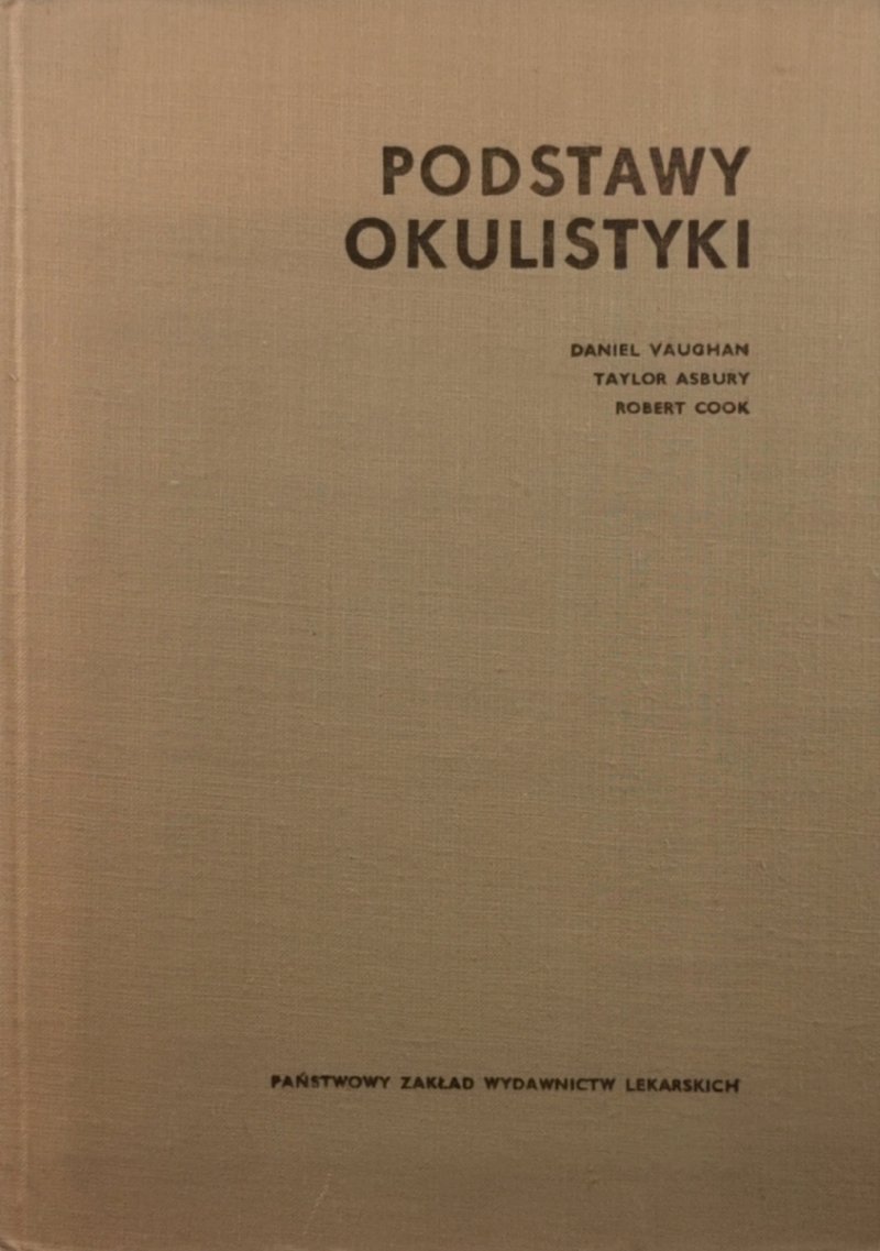PODSTAWY OKULISTYKI - Robert Vaughan