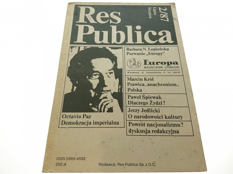 RES PUBLICA 2/87 LIPIEC SIERPIEŃ