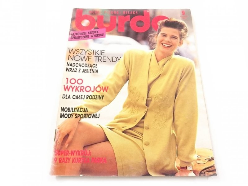 BURDA NR 9 WRZESIEŃ 1990