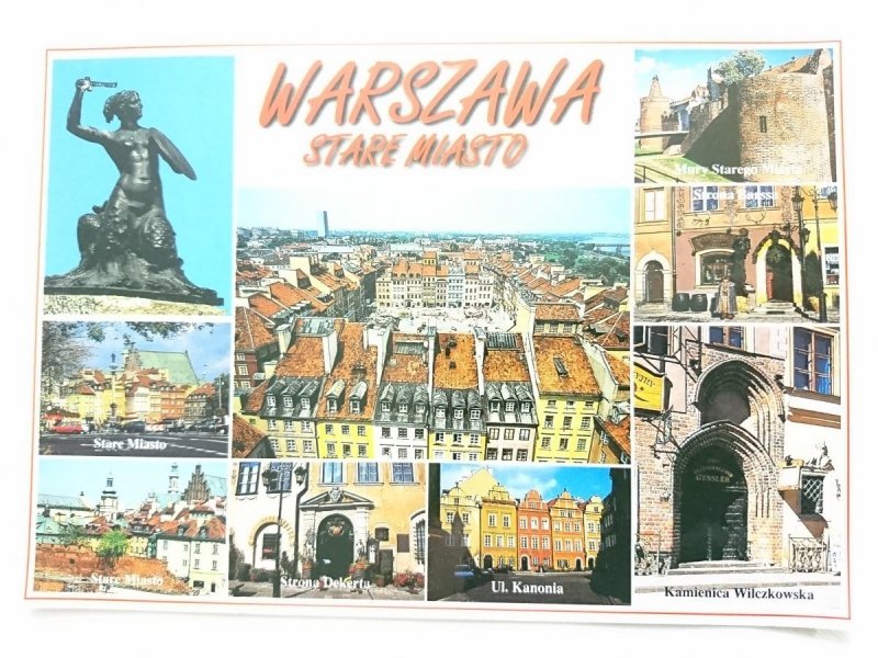 WARSZAWA STARE MIASTO. SYRENKA, MURY STAREGO MIASTA, UL. KANIONA I INNE FOT. JABŁOŃSCY