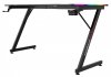 Biurko gamingowe SHADOW GAMER 2.0 140 cm LED RGB podkładka