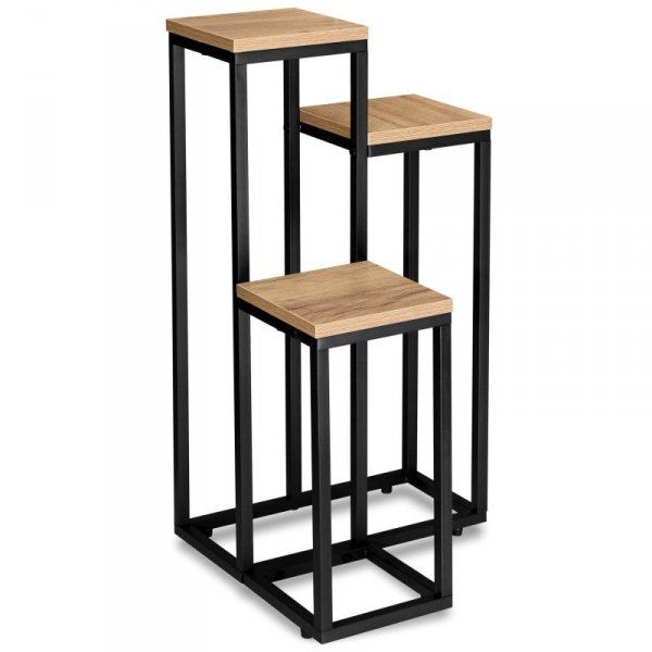 Kwietnik stojący czarny Munir Craft