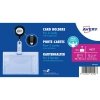 Holder plastikowy na 2 karty 54x90mm ze ściagaczem (10 sztuk) 4827 AVERY