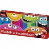 Plastelina kwadratowa dla dzieci Zestaw 12 kolorów MONA St.Majewski