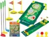 Mini golf, Zestaw dla dzieci do gry w mini golfa, Plansza + Kije + Akcesoria