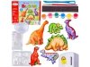 Kreatywny Zestaw Stwórz Magnes, Odlew DIY DINOZAURY Zrób To Sam