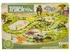 Duży Tor Samochodowy, Wyścigowy - Park Dinozaurów 270 El. ( 240 + 30 )