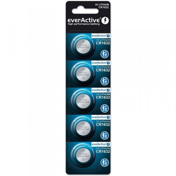 Bateria EVERACTIVE CR1632 litowa blister (5szt)