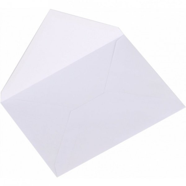 Koperta B6 NK biała (50szt.) klapa w szpic 75g NC 01110000/50