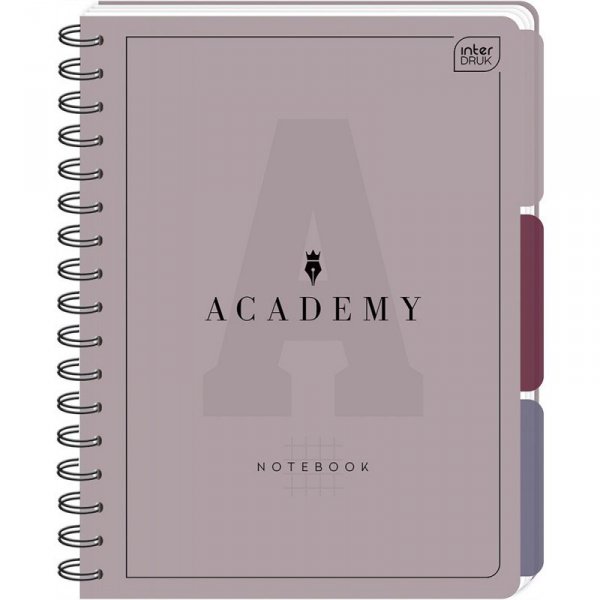 Kołozeszyt B5 100k kratka 90g przekł PP ACADEMY
