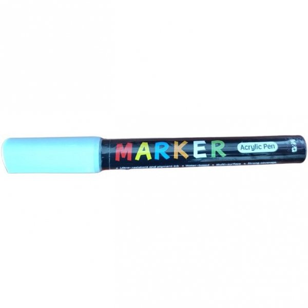 Marker akrylowy 1-2mm niebieski wodny MG APL610-30