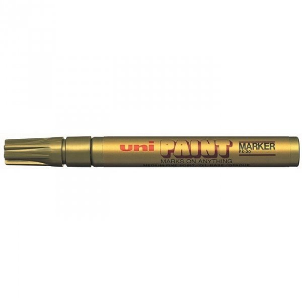 Marker olejowy PX-20 błyszczący złoty UNI