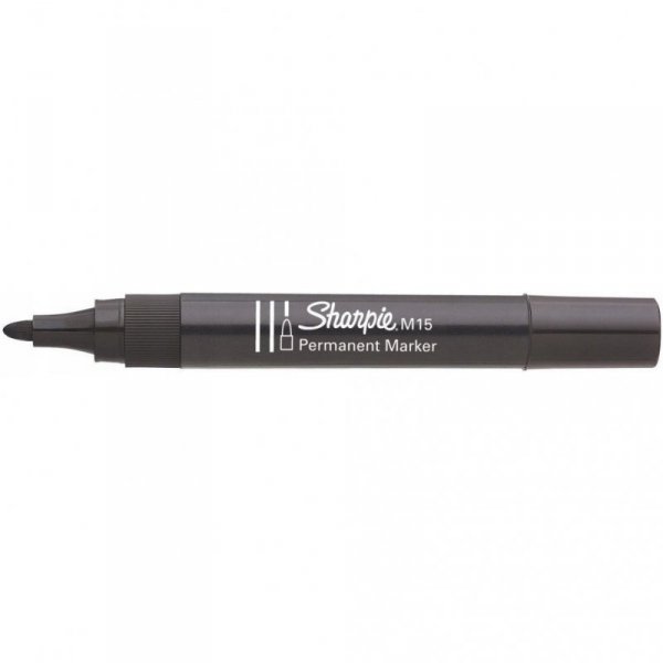 Marker permanentny M15 okrągły czarny SHARPIE S0192584