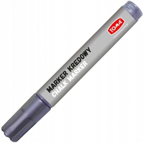 Markery kredowe końcówka 15x8mm-srebrny TOMA