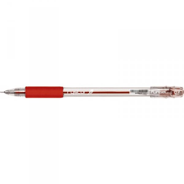 Pióro żelowe G-032/B FUN GEL czerwone RYSTOR 428-001