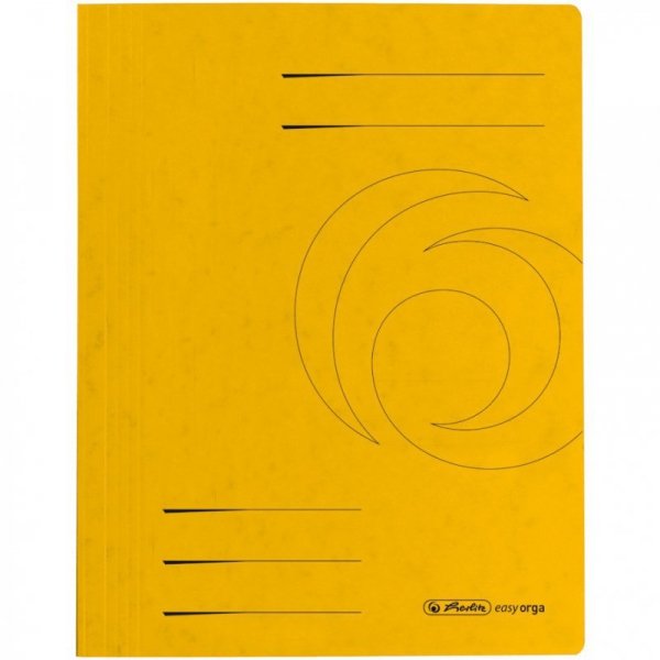 Skoroszyt kartonowy A4 żółty 11094679 HERLITZ
