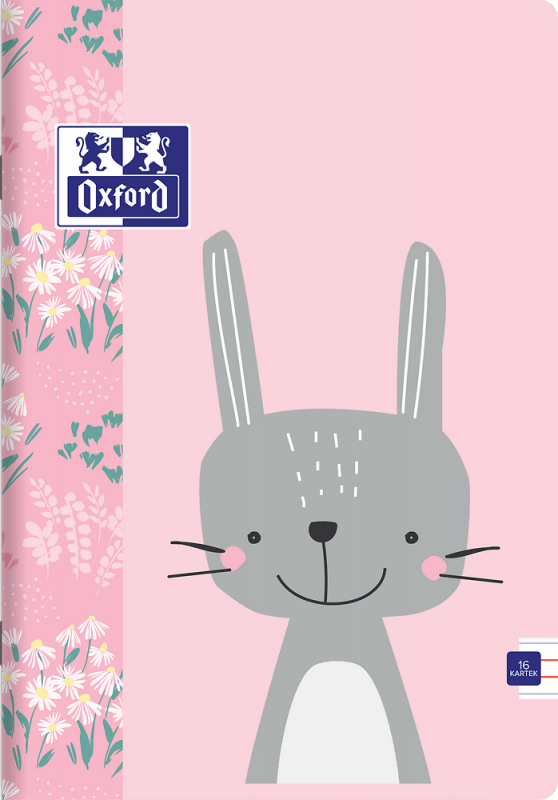 Zeszyt A5 16k 3linia kolorowa 90g KIDS 400170239 OXFORD