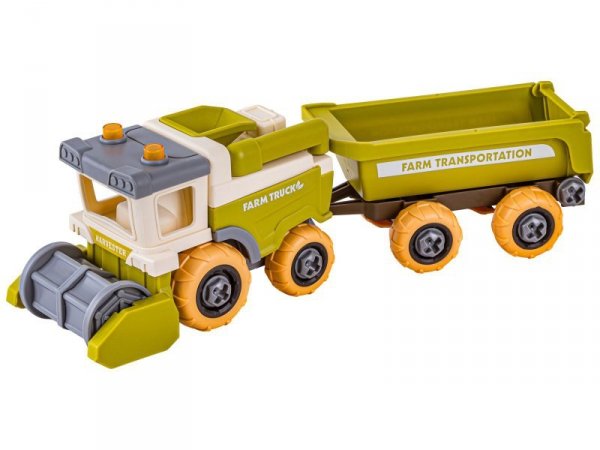 Farma Traktor Kombajn Do Skręcania Gospodarstwo Rolne Zestaw Majsterkowicza Rolnika Zwierzęta Wkrętarka