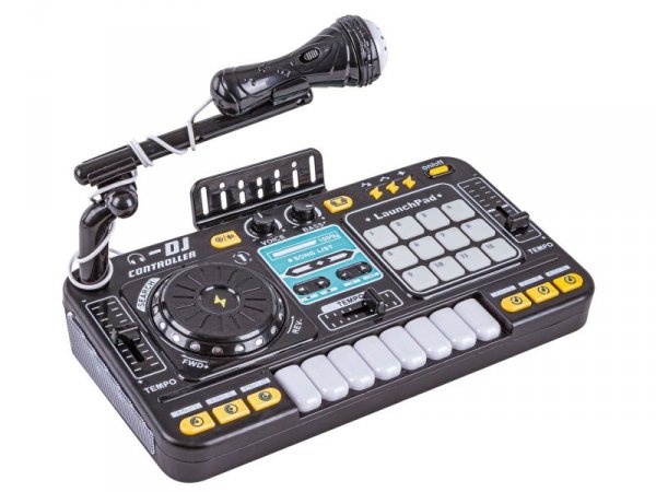 Konsola Dj dla dzieci Organki Zabawka muzyczna Elektroniczny Mikser Kontroler Mikrofon Konsoleta Światło LED