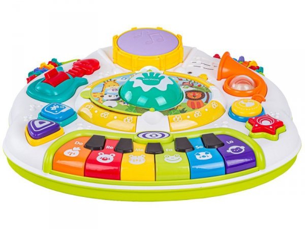 Multifunkcyjny Edukacyjny Muzyczny Stolik Dla Dzieci Pianinko Mikrofon