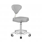 Taboret Kosmetyczny Azzurro 156-F - Bump Up - szary