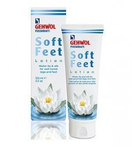 Gehwol Fusskraft soft feet lotion - Lotion do stóp i nóg z kwasem hialuronowym i lilią wodną - 125ml