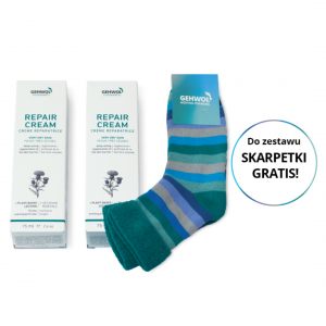 PROMOCJA Gehwol Fusskraft Repair Creme - Krem regenerujący do bardzo suchej skóry 75ml 2x + skarpetki gratis!