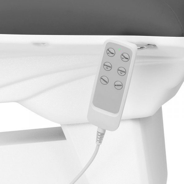 Fotel kosmetyczny elektryczny Sillon Basic 3 siln. szary 2 gat.