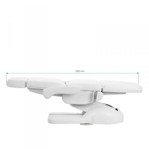 Fotel kosmetyczny elektryczny Azzurro Lux 3 silniki biały