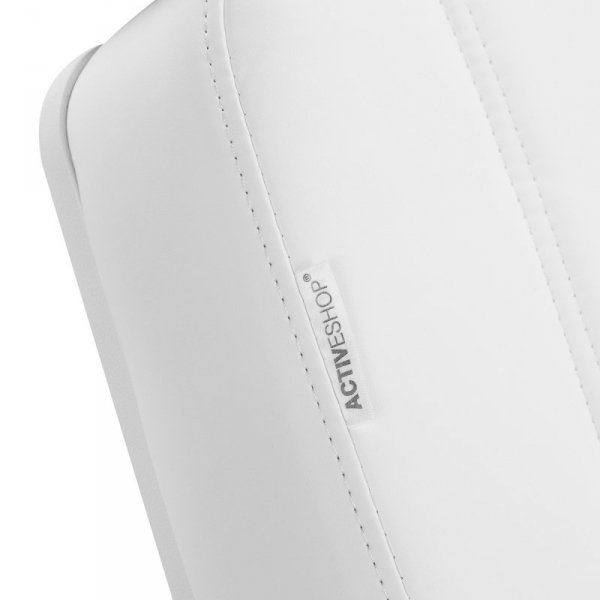Fotel kosmetyczny elektr. Azzurro Lux 5m biały