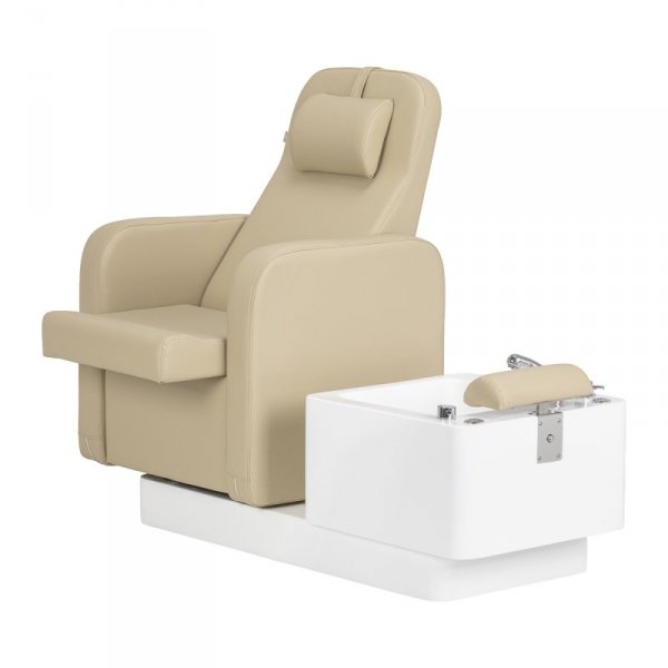 Fotel kosmetyczny SPA do pedicure Sillon Elysia beżowy