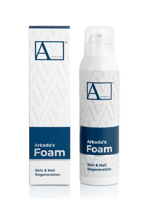 AARKADA Foam Regeneration - łagodzący krem w piance do skóry i paznokci 150ml