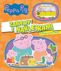 Świnka Peppa Zabawy z naklejkami 4 Z Peppą przez świat! 