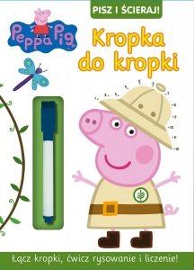 Świnka Peppa Pisz i ścieraj! 7 Kropka do kropki