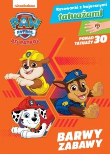 Psi Patrol Rysowanki z bajecznymi tatuażami 2 Barwy zabawy